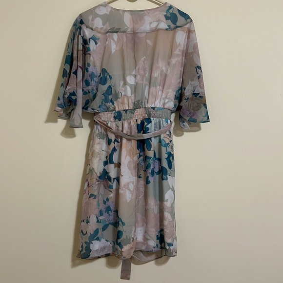 NEW City chic dress wrap dreamy Fl Floral Kimono Dress size S/16 - Picture 8 of 10